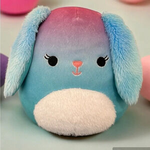 Squishmallows Giovana the Bunny Blue Pink ombré  size 10"